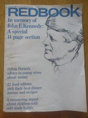 Redbook  Magazine B & W Special Edition - JFK